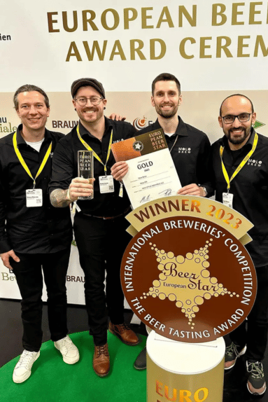 MOLO BREW wins gold for MOLO IPA at European beer award ceremony